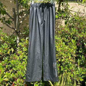 Helly Hansen Workwear Manchester Black Waterproof Rain Pant Size Small EUC!